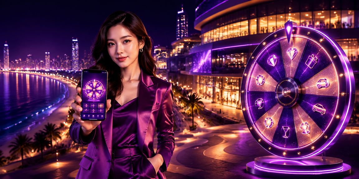 Trò chơi roulette neon tại m133